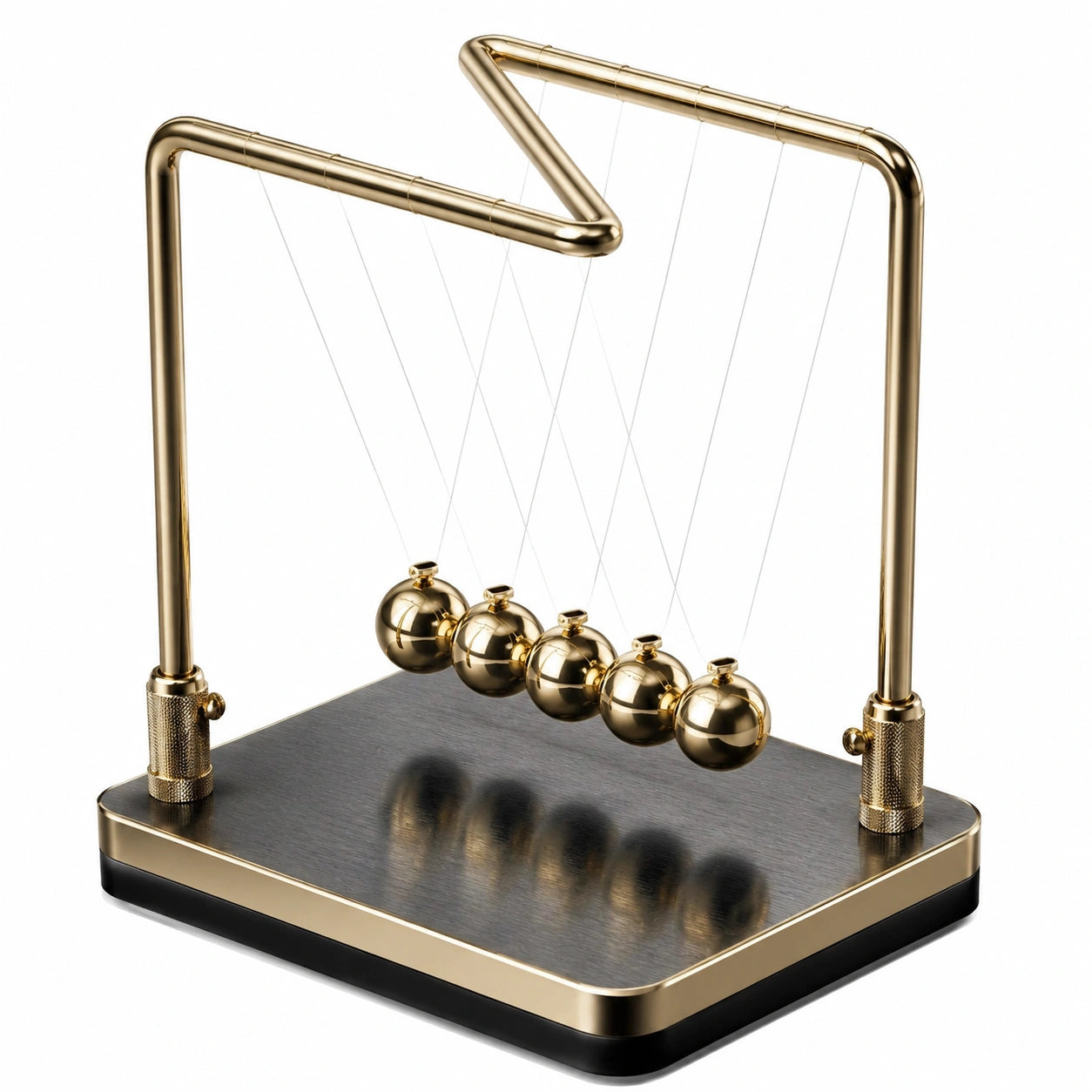 Newton Pendel Schreibtischdeko Gold