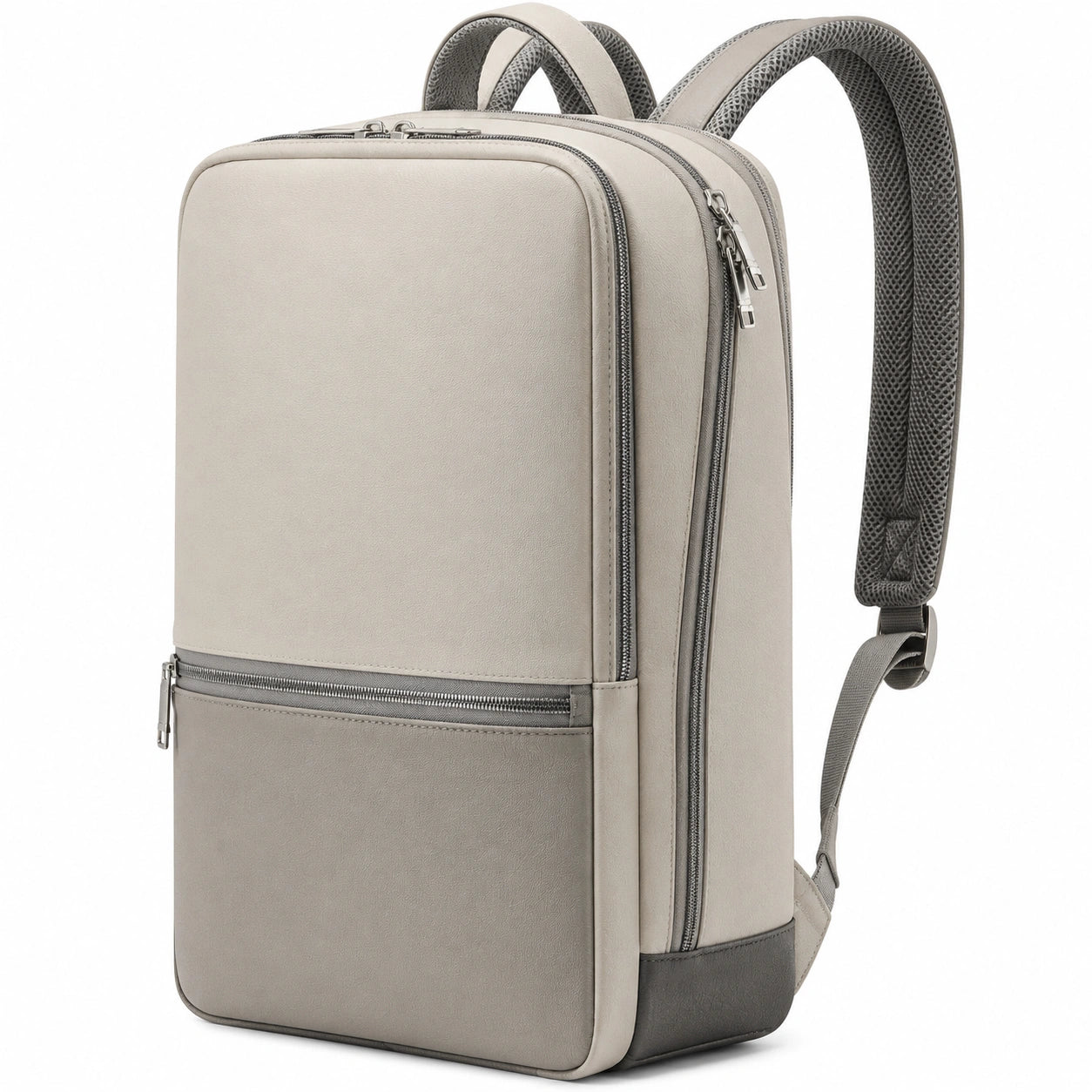 Minimalistischer Laptop-Rucksack 15 Zoll Grau