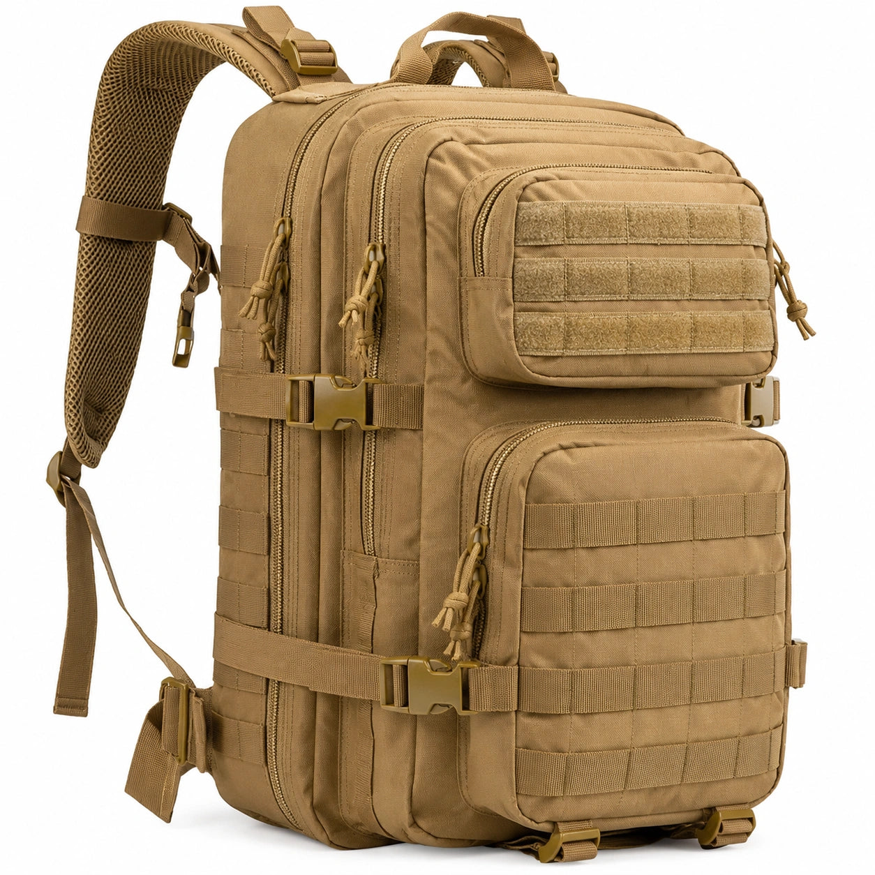 Taktischer 40L Rucksack in Khaki mit MOLLE-System