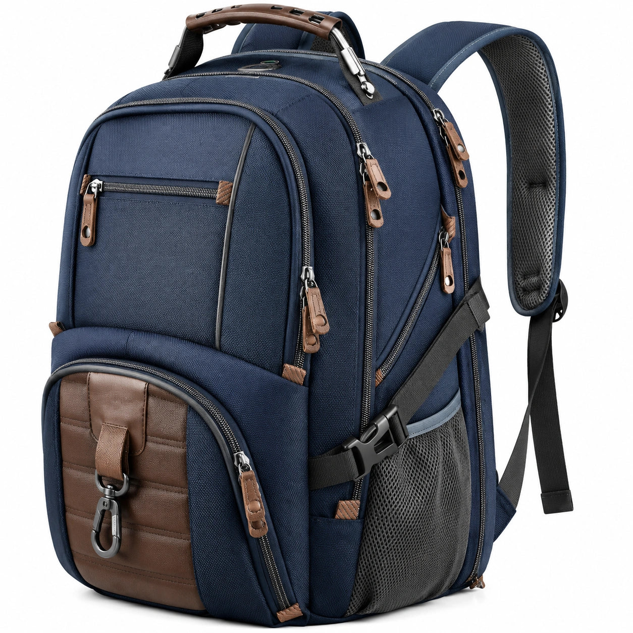 Wasserdichter Laptop-Rucksack Blau mit USB-Anschluss