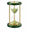 Grüne Sanduhr 30 Minuten mit goldenem Rahmen
